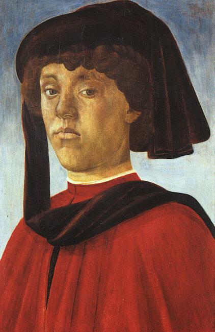 BOTTICELLI, Sandro Portrait of a Young Man fddg